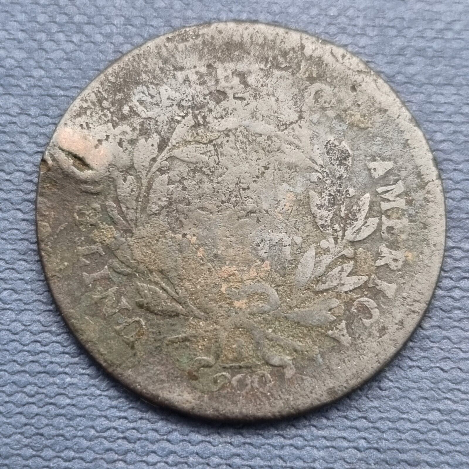 Liberty Cap Half Cent Date not readable 1/2c Circulated #46945 - Fresh Stock Dated December 2025