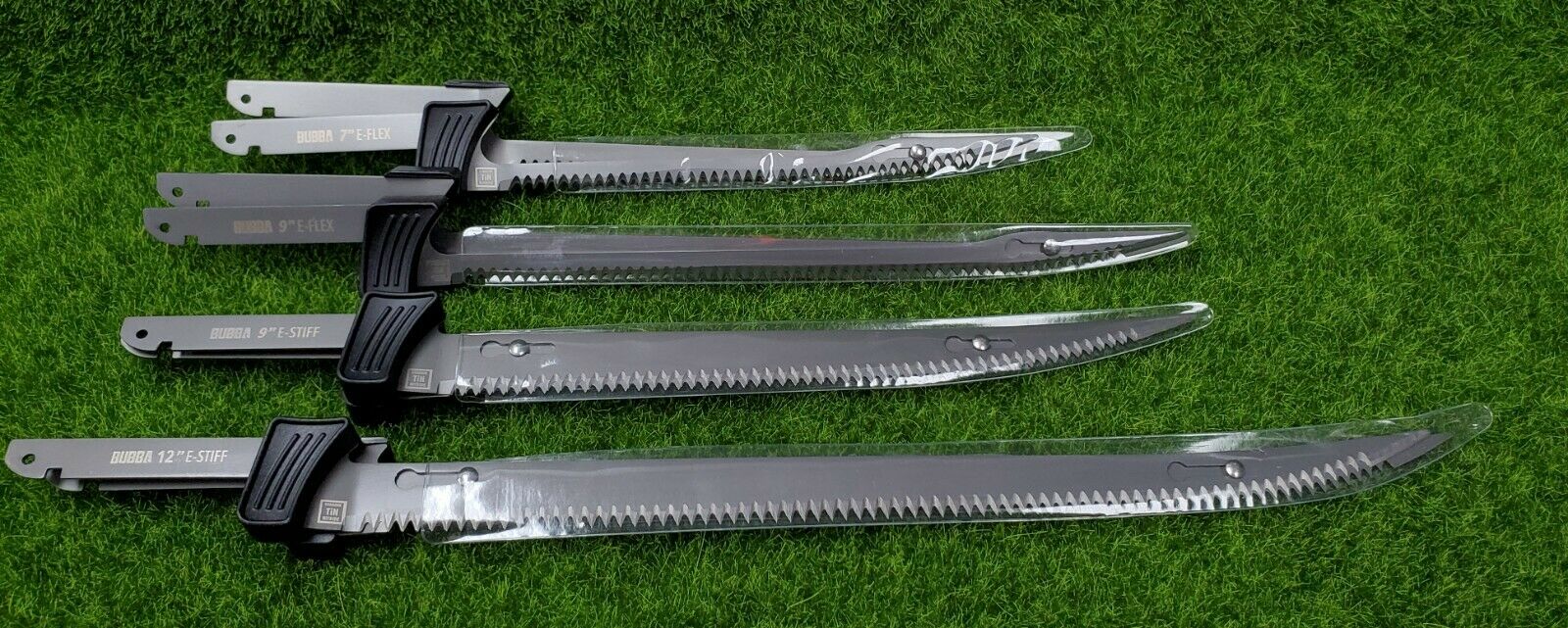 Bubba Multi-Flex Electric Fillet Knife Set, Full Tang, 4 Knives in 1 - 1095705 - Fresh Stock Dated January 2026