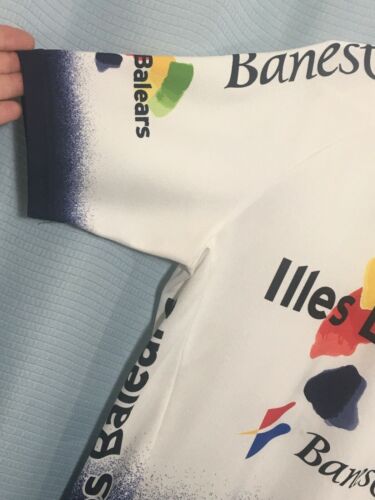 L Vintage 2004 BANESTO ILLES BALEARS Cycling Team Jersey NALINI Italy MOVISTAR - Fresh Stock Dated December 2025