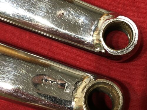 90’s TORKER CHROME 180mm CRANK SET OLD SCHOOL BMX CRANKS - Fresh Stock Dated December 2025