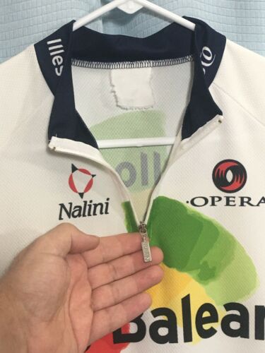 L Vintage 2004 BANESTO ILLES BALEARS Cycling Team Jersey NALINI Italy MOVISTAR - Fresh Stock Dated December 2025