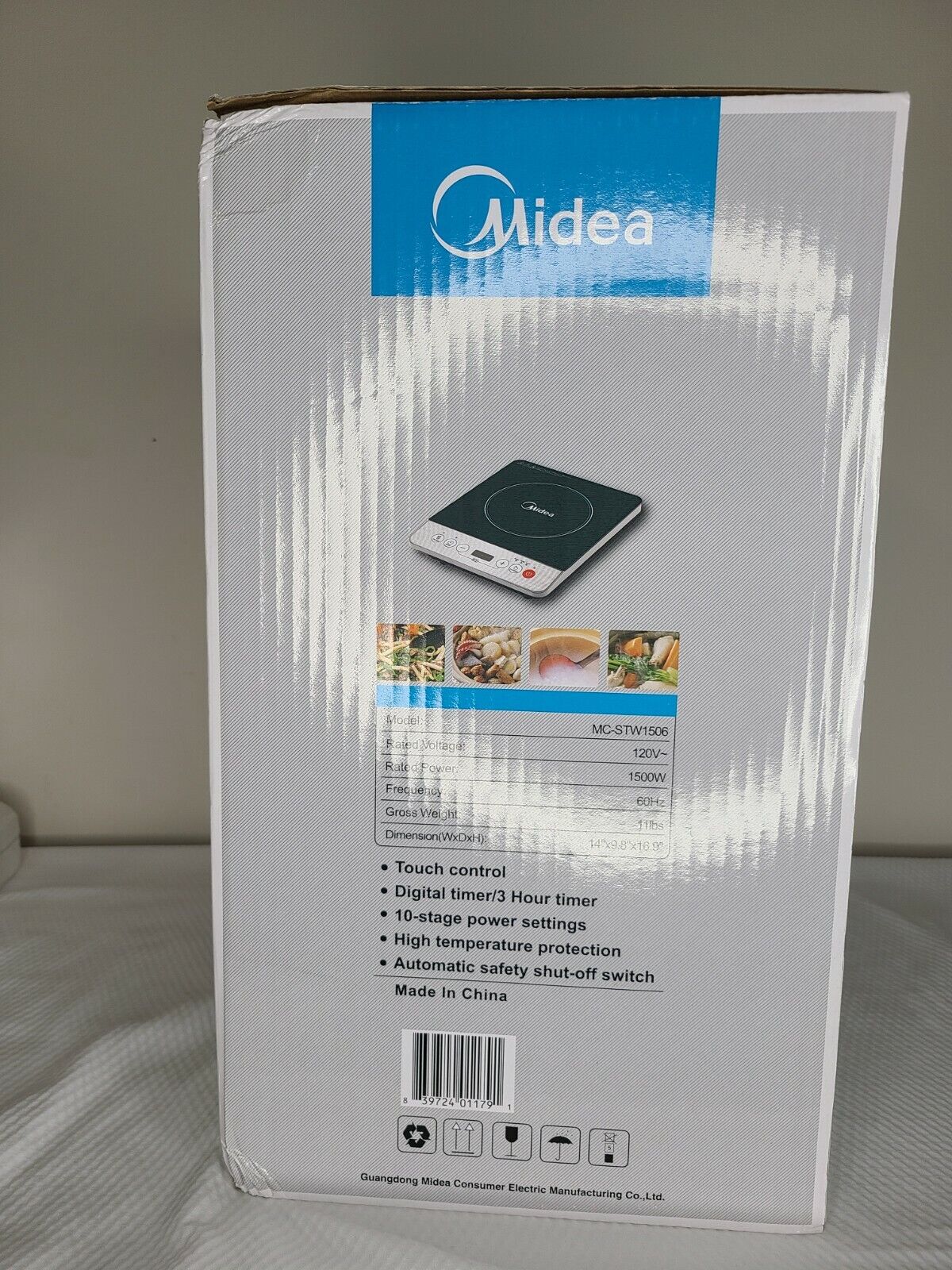 Midea Cookware Sensor Touch Electric Countertop Induction Cooker [STW-1506] - Fresh Stock Dated February 2026