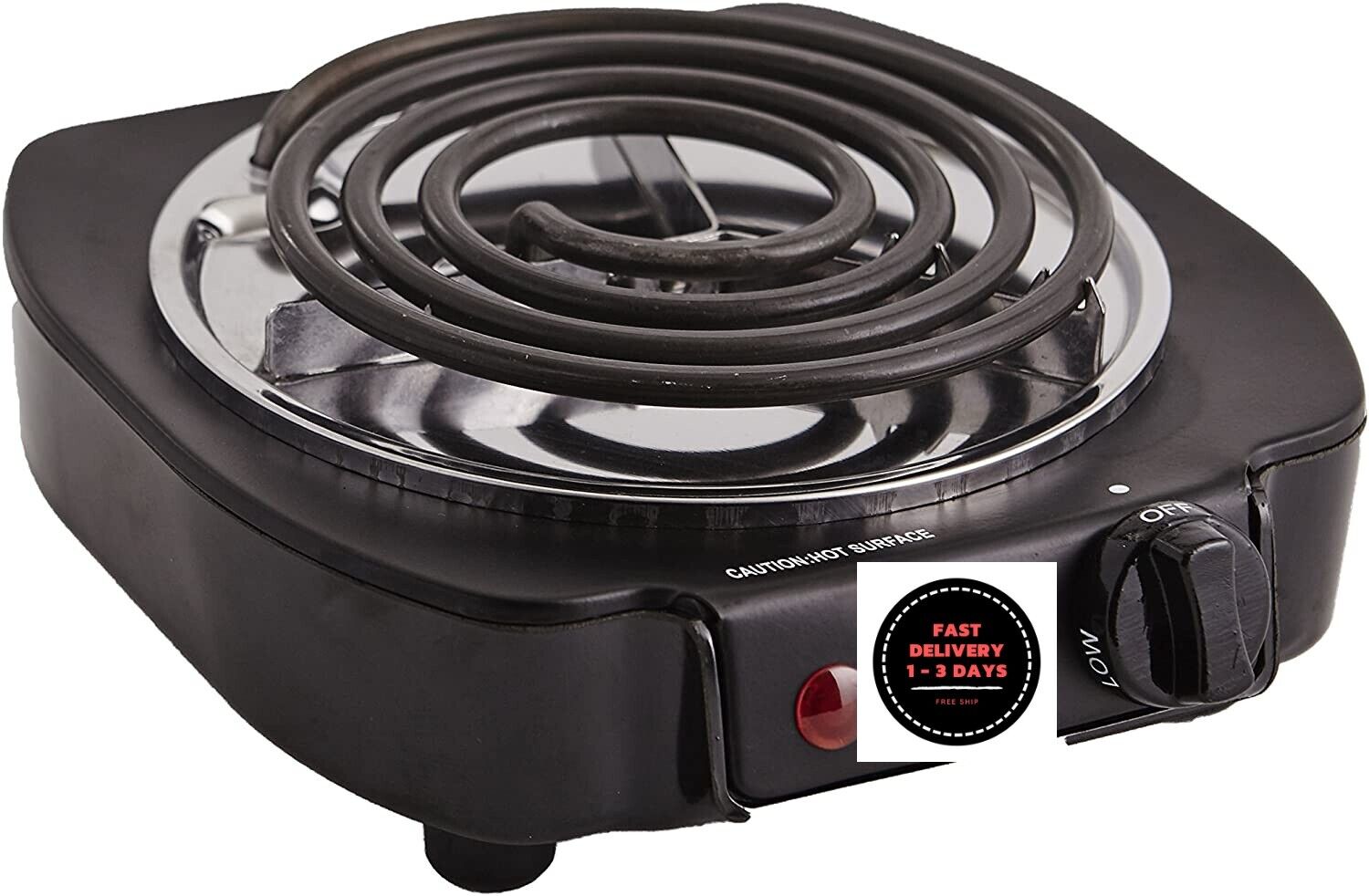 Estufa Eléctrica Cocina Portátil Para Casa Apartamento Hornilla. VIP - Fresh Stock Dated February 2026