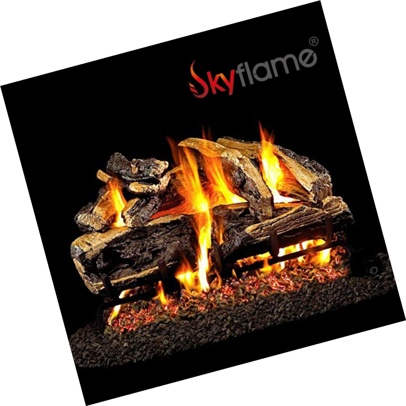 Skyflame Black Vermiculite Granules for Gas Fireplace, 12 oz Bag - Fresh Stock Dated January 2026