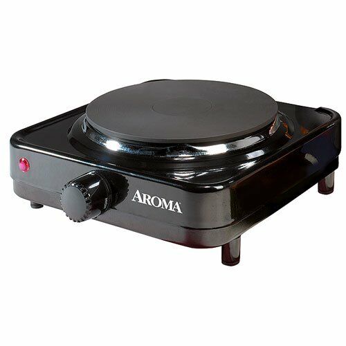 Electric Cooktop Single Burner Hot Plate Range Four Temperature, Black - Fresh Stock Dated February 2026
