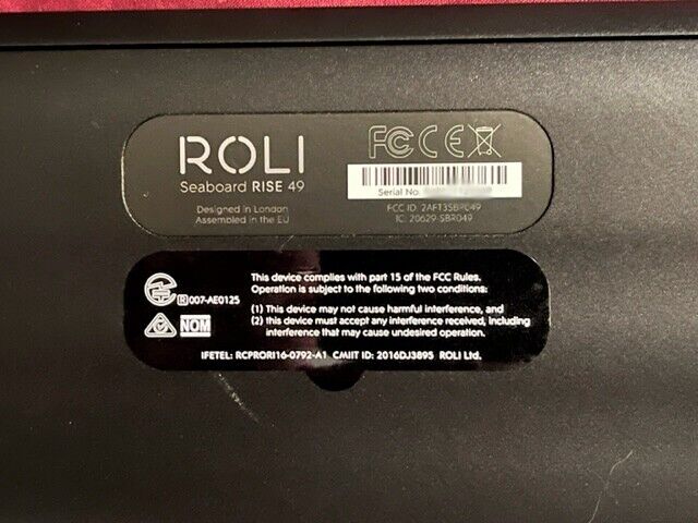 Roli Seaboard Rise 49 - Fresh Stock Dated December 2025