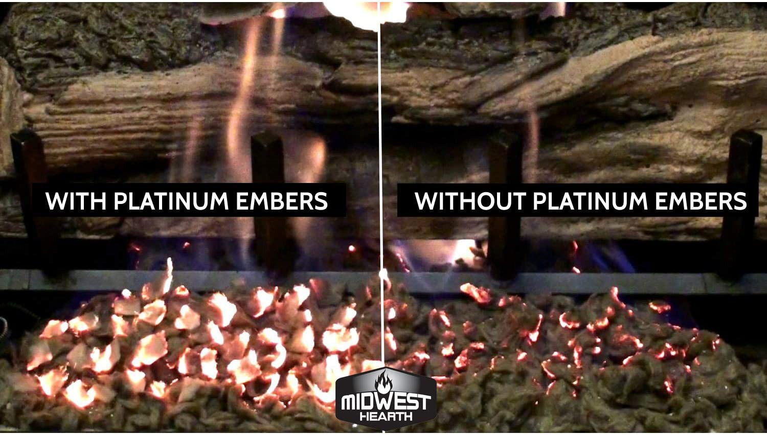 Midwest Hearth Platinum Embers for Gas Logs and Fireplaces (5 Grams) - Fresh Stock Dated January 2026
