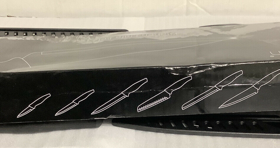 Wanbasion 6 Piece matte black Professional Kitchen Knife Set: New Open Box - Fresh Stock Dated January 2026