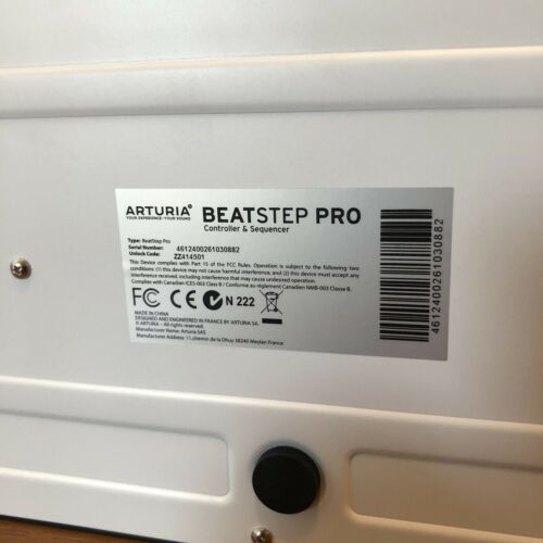 Barely Used Arturia Beatstep Pro (Black) w/ Factory Box and Cables - Fresh Stock Dated December 2025