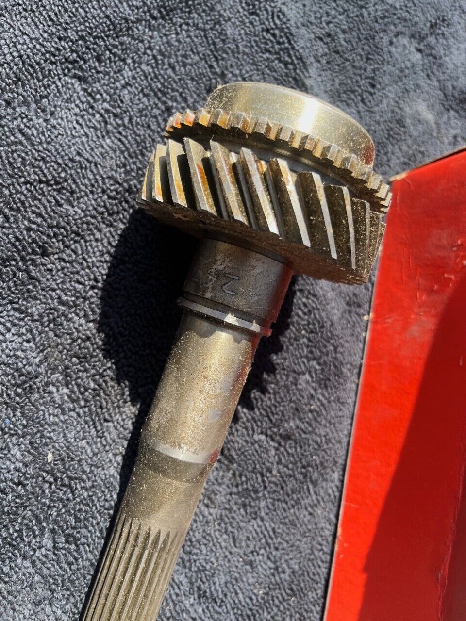 NOS Early Ford Borg Warner T10 4 Speed Input Shaft 23 Spline 26 Tooth Close Rati - Fresh Stock Dated January 2026