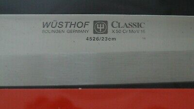 Wusthof in box classic sushi knife black color 4526/23cm 9