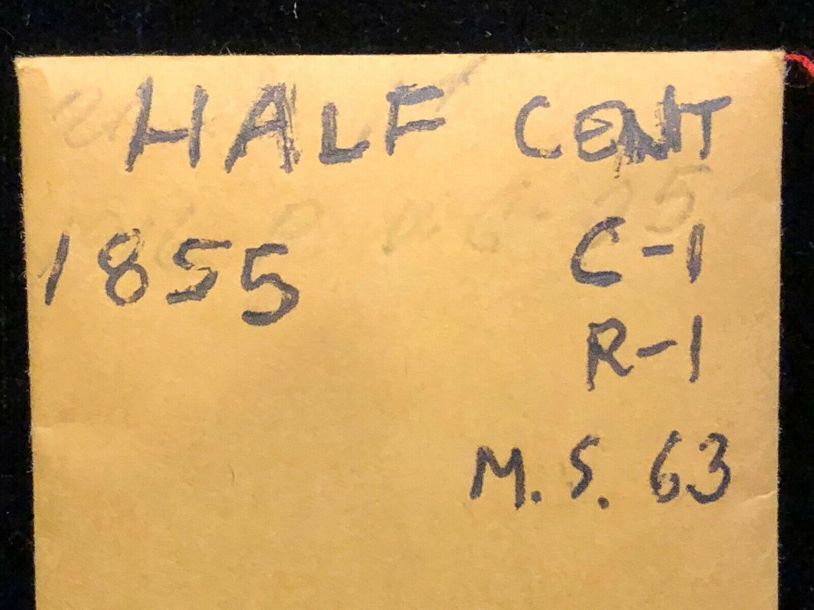 1855    Braided   Hair   HALF CENT      Cohen -  1      UNCIRCULATED - Fresh Stock Dated December 2025