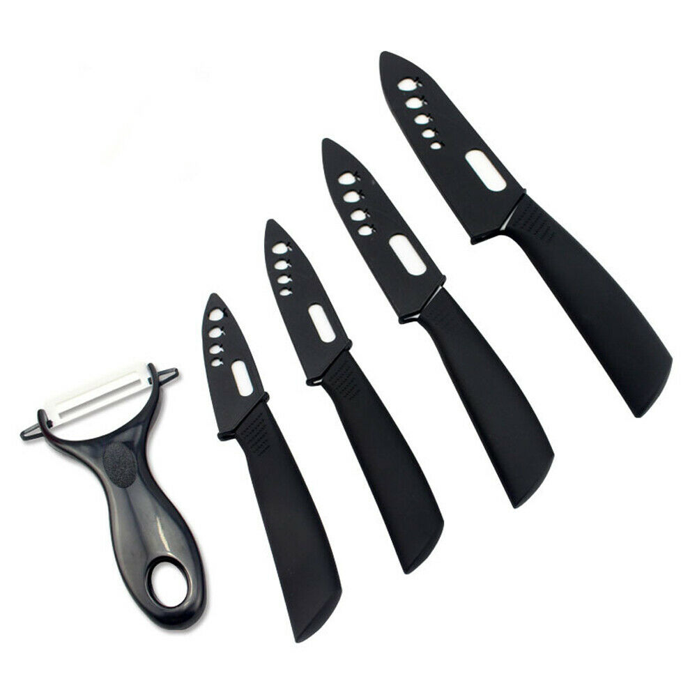 New Ceramic White Blade Kitchen Knife Set Chef Kitchen Tool 3