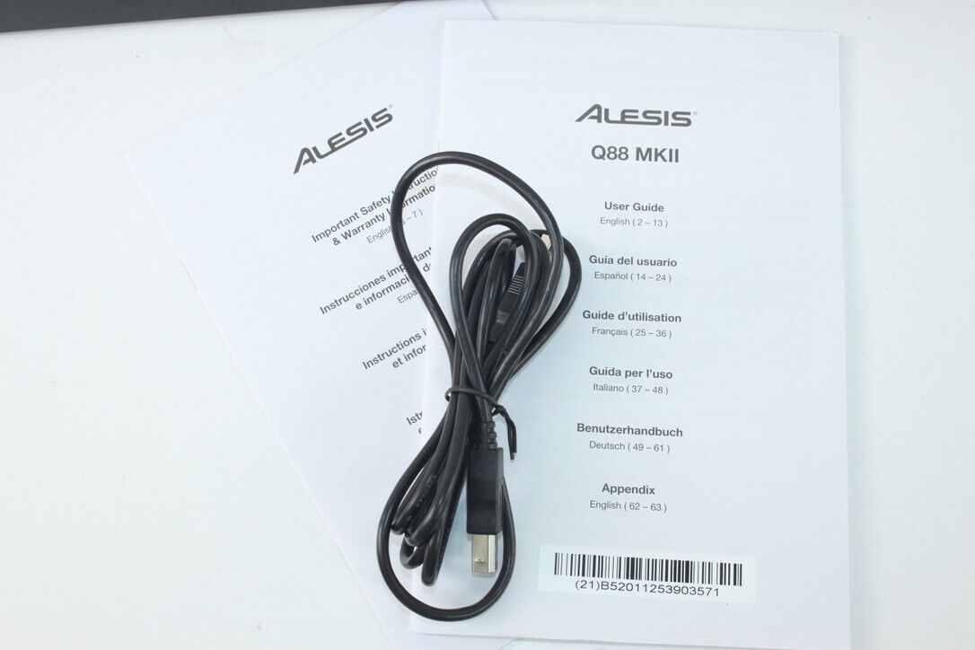 Alesis Q88 MKII 88 key Midi Keyboard Controller   #R0862 - Fresh Stock Dated December 2025