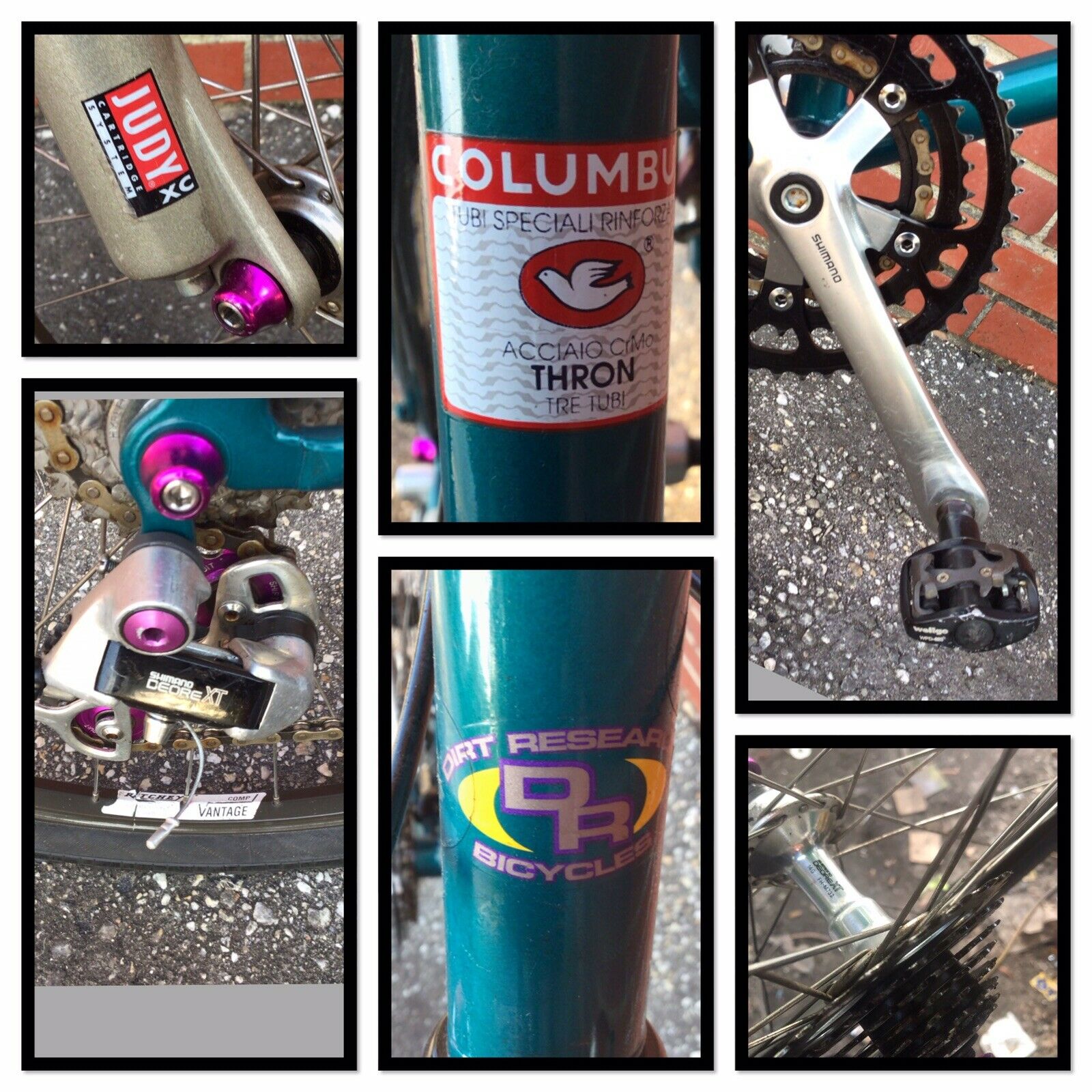 Rare Dirt Research Old School Mountain Bike Columbus Tubing Deore XT Bicycle - Fresh Stock Dated December 2025