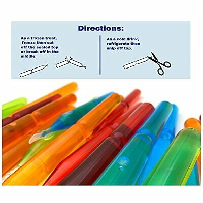 Popsicle Ice Freeze Pops Variety Pack, 2.5 Ounce - 48 Count - Fresh Stock Dated February 2026