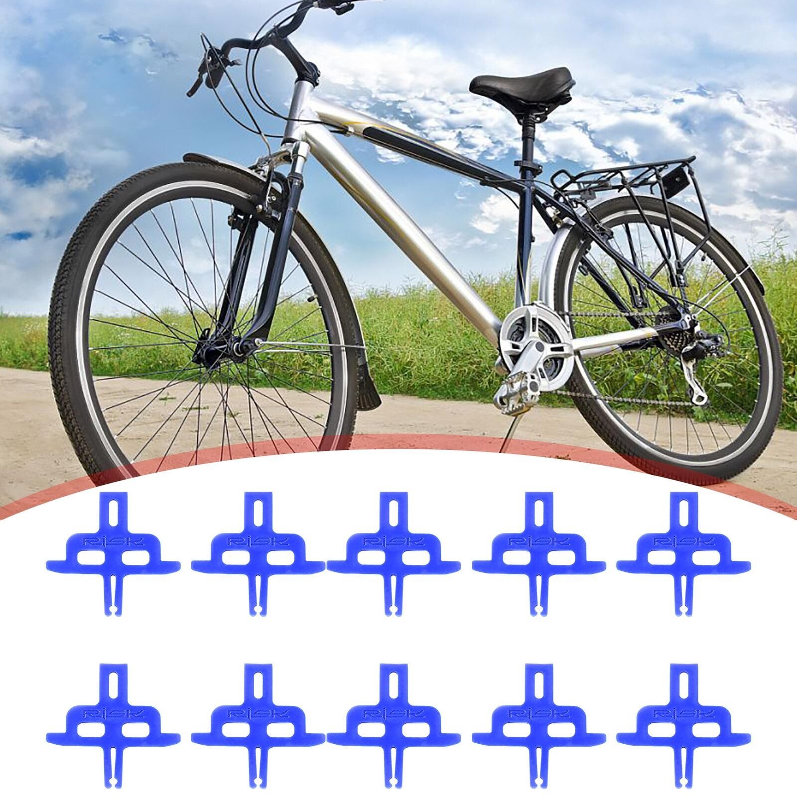 10pcs Bicycle brake spacer disc brakes oil pressure bike part cycling accessorie - Fresh Stock Dated December 2025