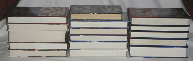 pick one - Stephen Coonts - JAKE GRAFTON - hardcover books - HC DJ pb firewood - Fresh Stock Dated January 2026