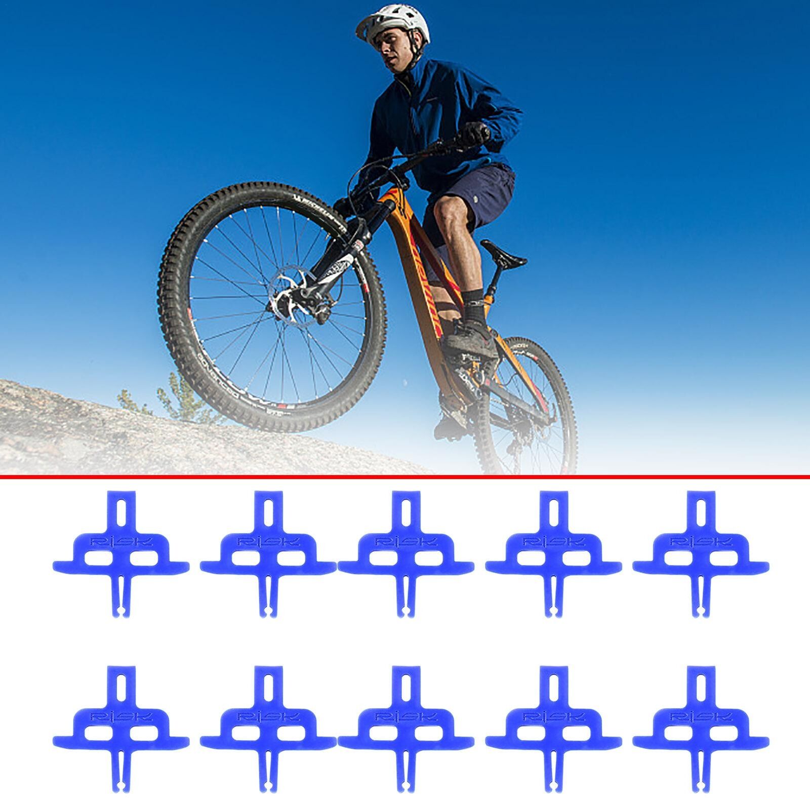 10pcs Bicycle brake spacer disc brakes oil pressure bike part cycling accessorie - Fresh Stock Dated December 2025