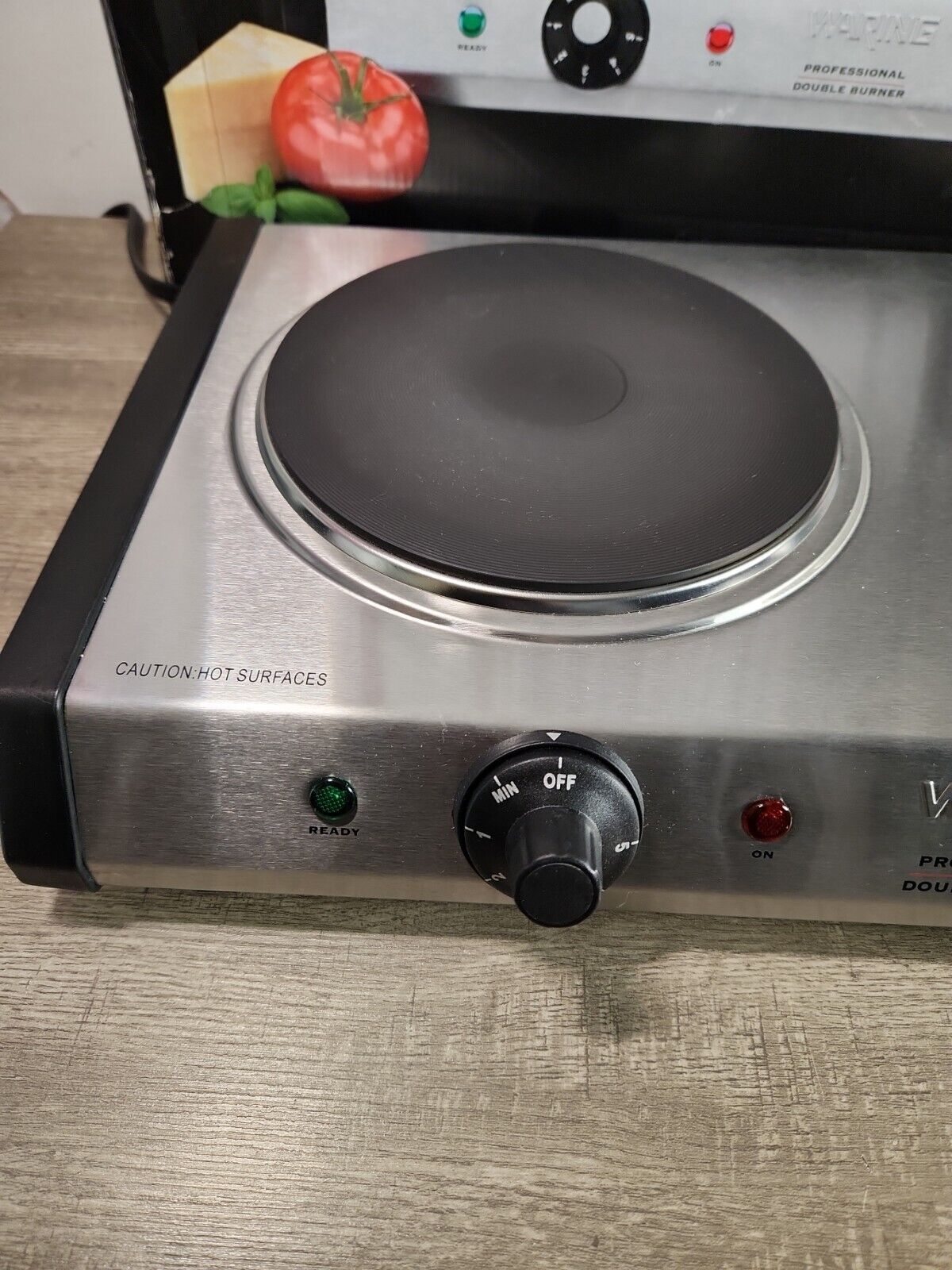 Waring Consumer Products DB60 Professional Cast-Iron Double Burner 1800w - Fresh Stock Dated February 2026
