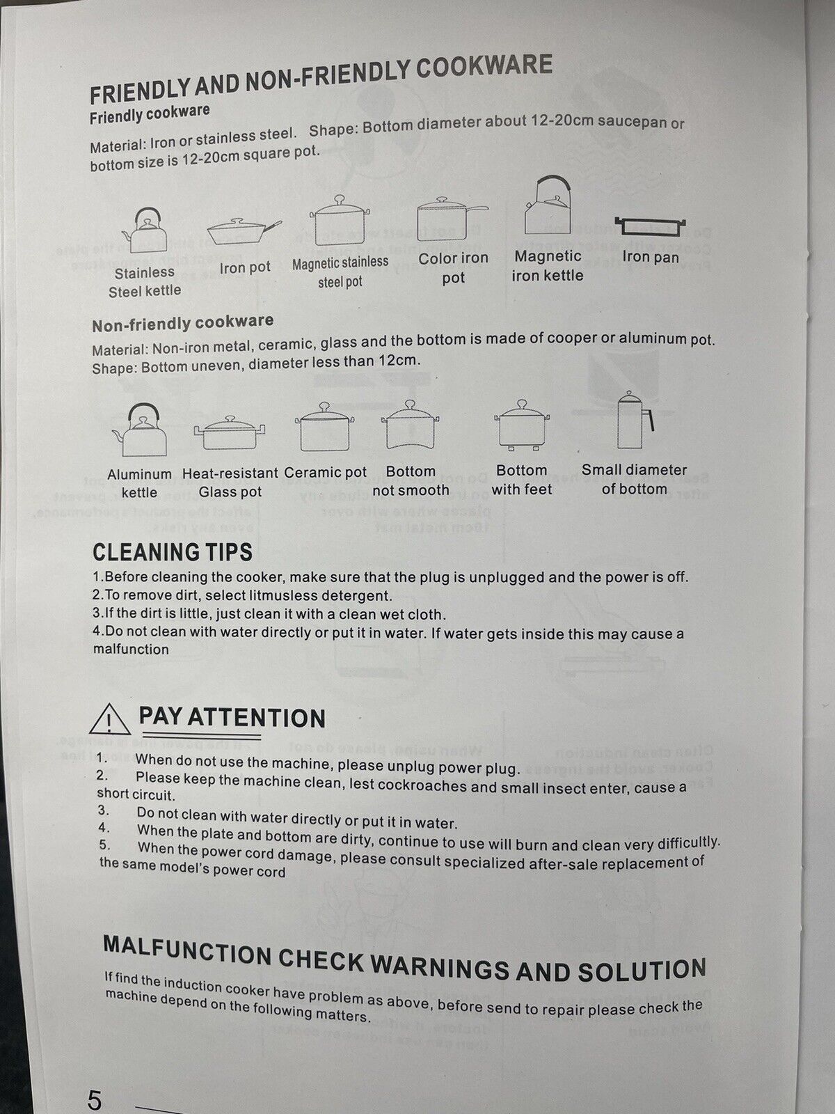 FRIFER INDUCTION COOKER 24'' X 20.5'' - Fresh Stock Dated February 2026