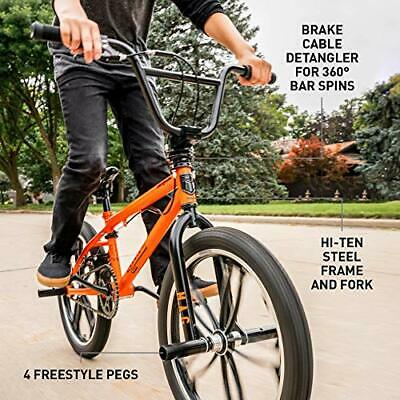 Legion Freestyle Sidewalk BMX Bike for-Kids, -Children and Orange Legion Mag - Fresh Stock Dated December 2025