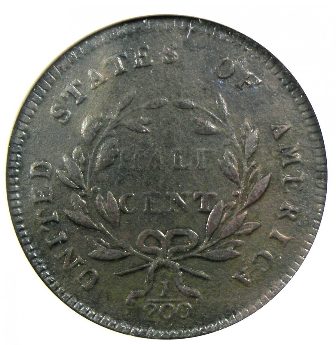 1797 Liberty Cap Flowing Hair Half Cent 1/2C -  ANACS XF Details (EF) / Net VF30 - Fresh Stock Dated December 2025