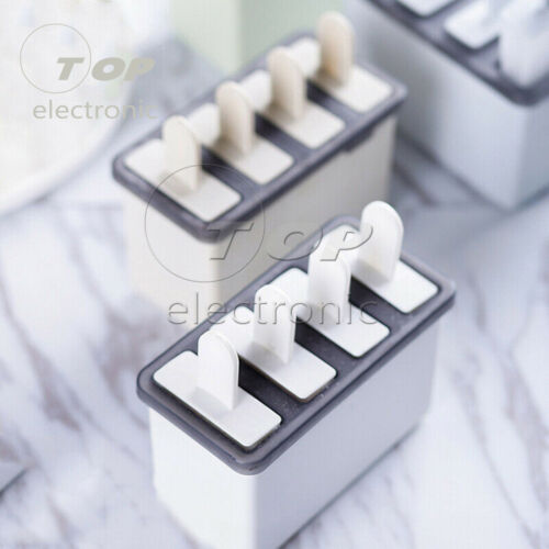 Silicone Frozen Ice Cream Mold Juice Popsicle Maker Ice Lolly Mould - 4 Cell DIY - Fresh Stock Dated February 2026