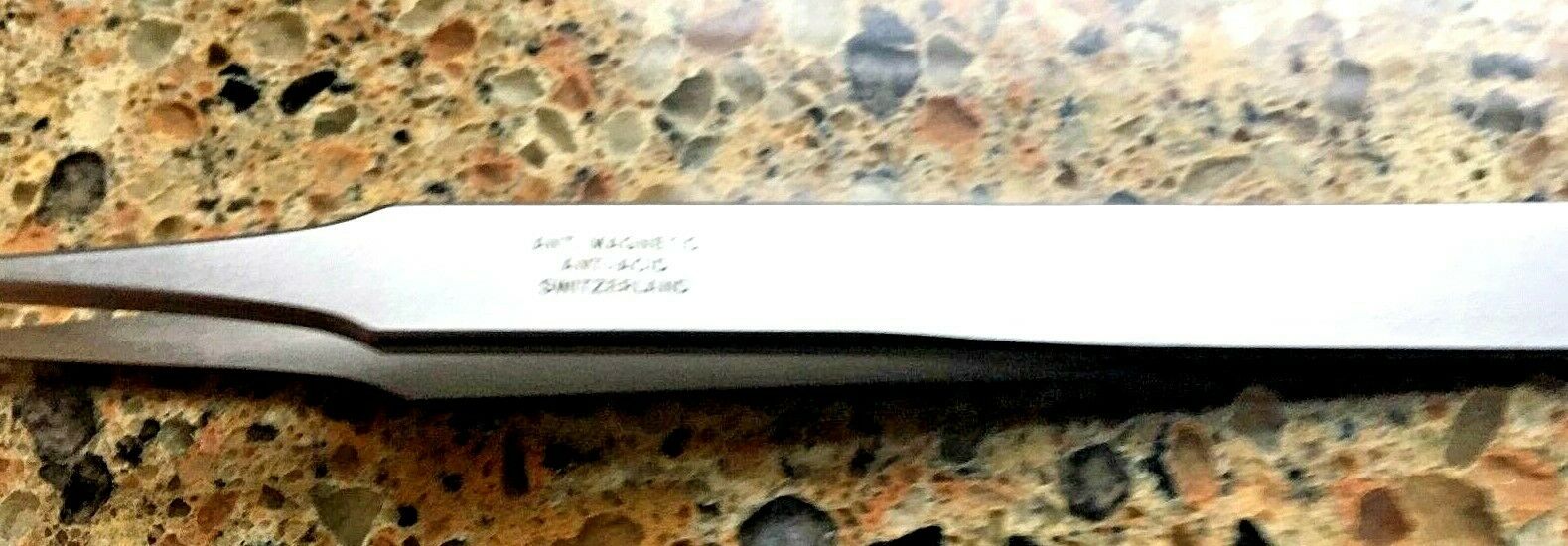 VINTAGE JANEL #2 9B-302AM ANTI MAGNETIC & ACID, NICKEL TWEEZERS MADE SWITZERLAND - Fresh Stock Dated December 2025