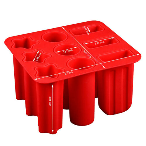 Silicone Ice Cream Mold Frozen Ice Lolly Maker Mould Tray  DIY Juice Popsicle - Fresh Stock Dated February 2026
