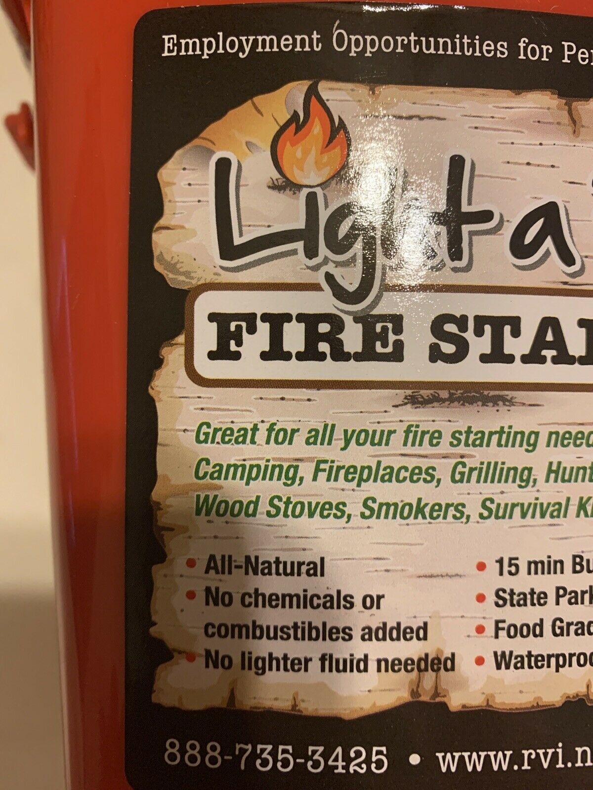 30 Count Light A Fire All Natural Fire Barbecue BBQ Lighter Starter Cup - Fresh Stock Dated January 2026