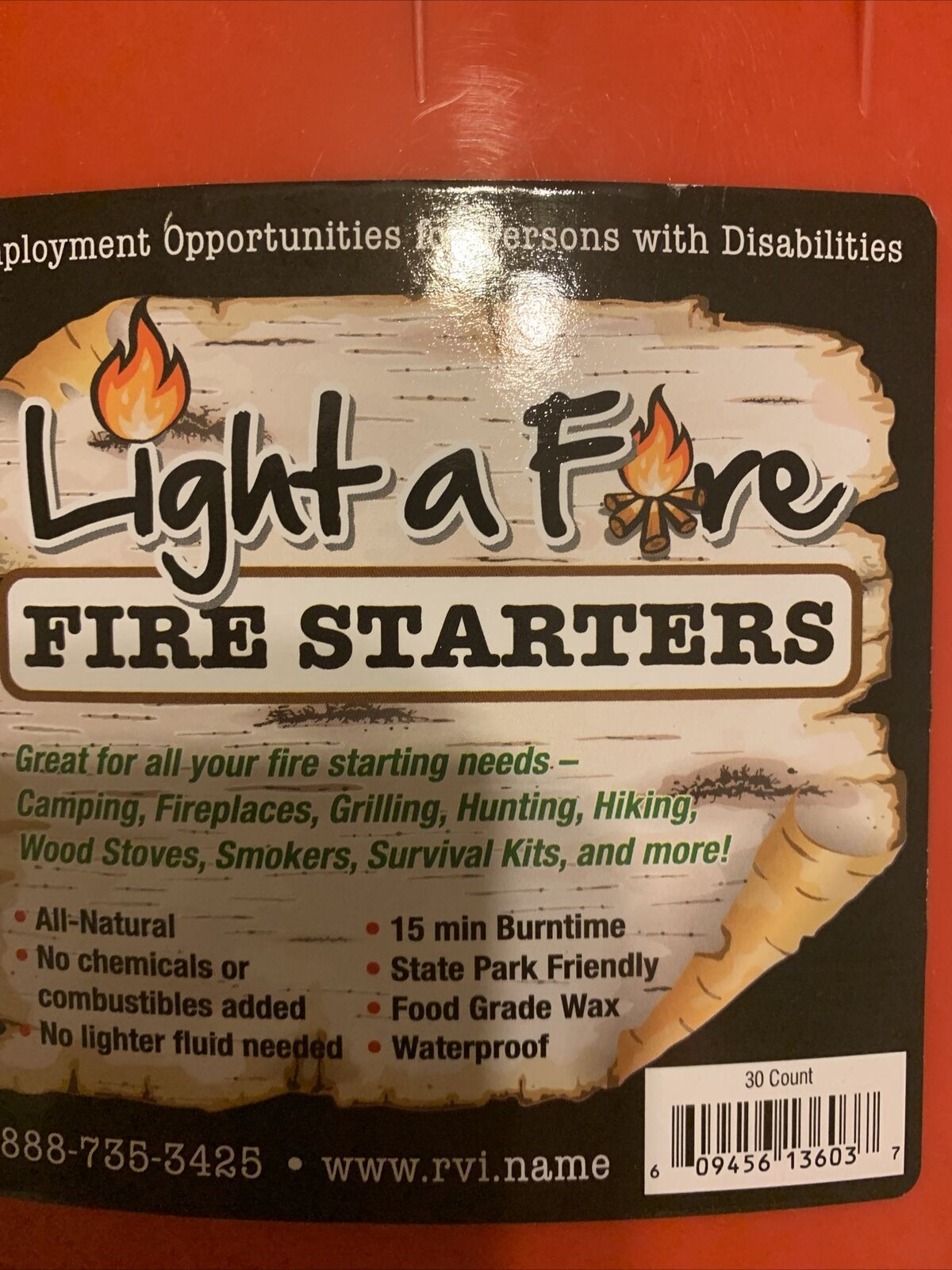 30 Count Light A Fire All Natural Fire Barbecue BBQ Lighter Starter Cup - Fresh Stock Dated January 2026