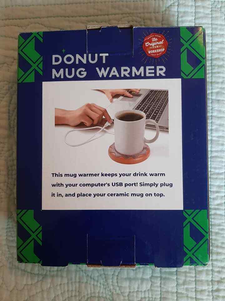 donut mug warmer Samsonico USB enabled - Fresh Stock Dated February 2026