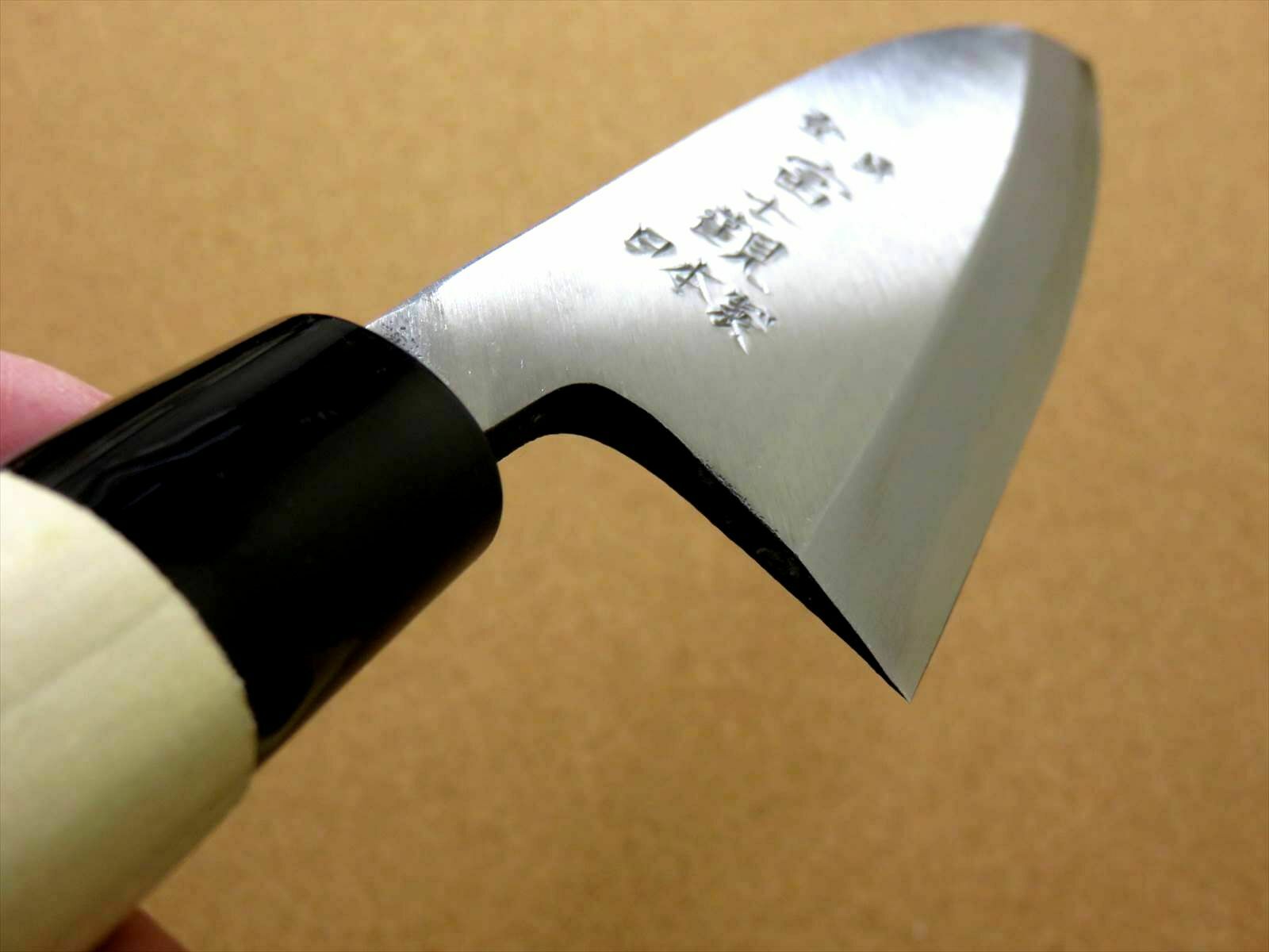 Japanese Kitchen Deba Knife 180mm 7.1 inch Single edged Right handed SEKI JAPAN - Fresh Stock Dated January 2026