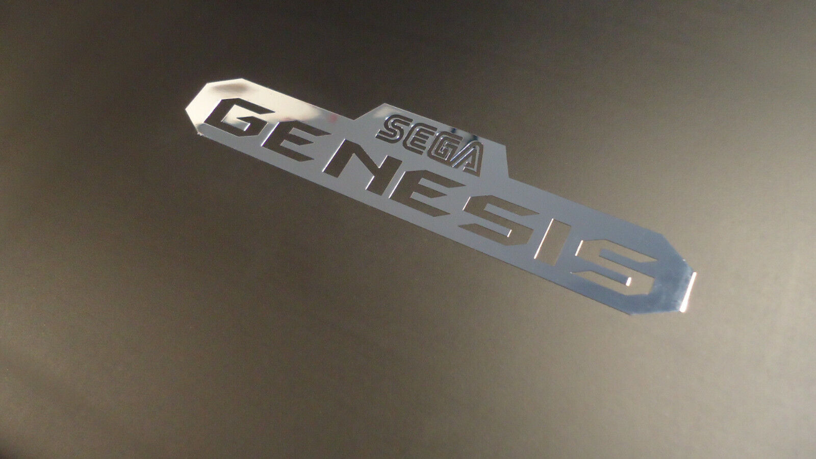 Sega Genesis Label / Aufkleber / Sticker / Badge / Logo 10,1 x 2,2cm [267] - Fresh Stock Dated February 2026