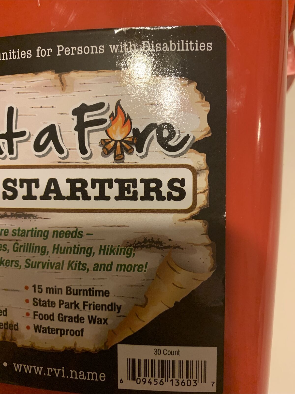 30 Count Light A Fire All Natural Fire Barbecue BBQ Lighter Starter Cup - Fresh Stock Dated January 2026