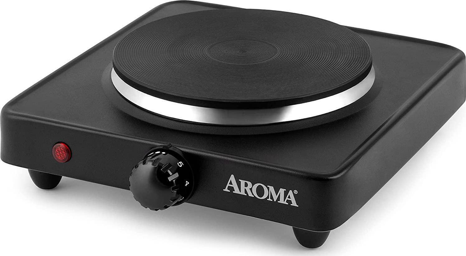 Single Burner Electric Hot Plate Portable Stove Cooker Die-Cast Dorm Hotplate - Fresh Stock Dated February 2026