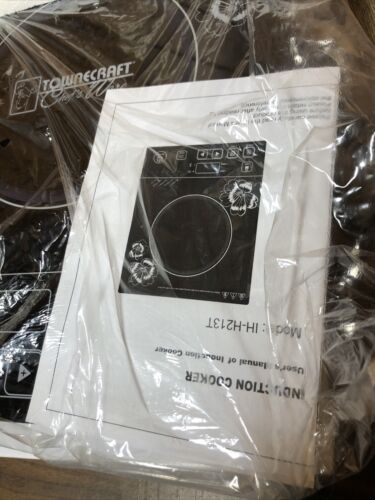 TOWNCRAFT Chef’s Ware 1300w Portable Induction Cooktop Cooker New - Fresh Stock Dated February 2026