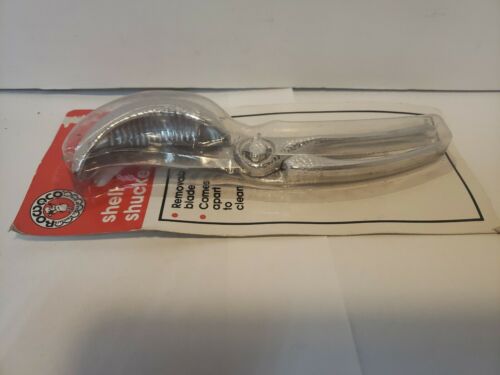 Oyster Shell Shucker Tool   Clam  Vintage Italy Rowoco Homecraft Handheld 2 Pc - Fresh Stock Dated January 2026