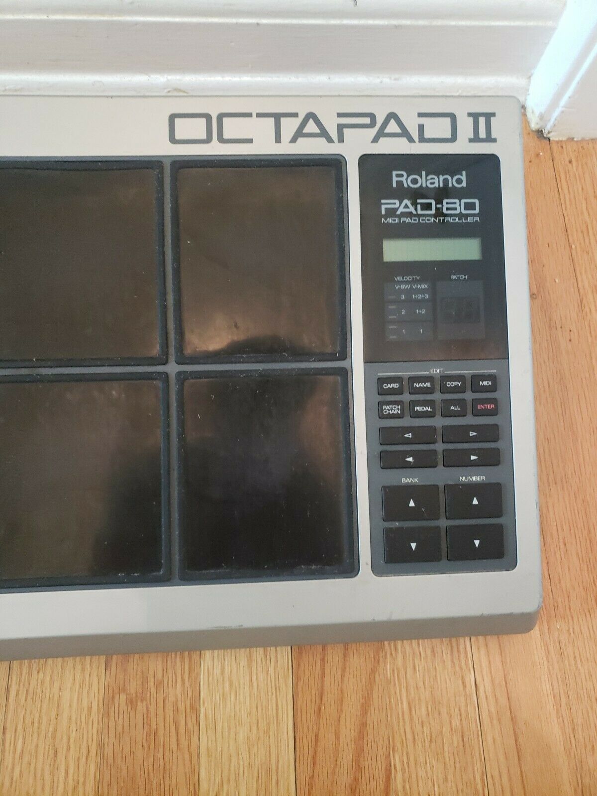 Roland Octopad II PAD-80 No Power Chord As IS Parts Repair - Fresh Stock Dated December 2025