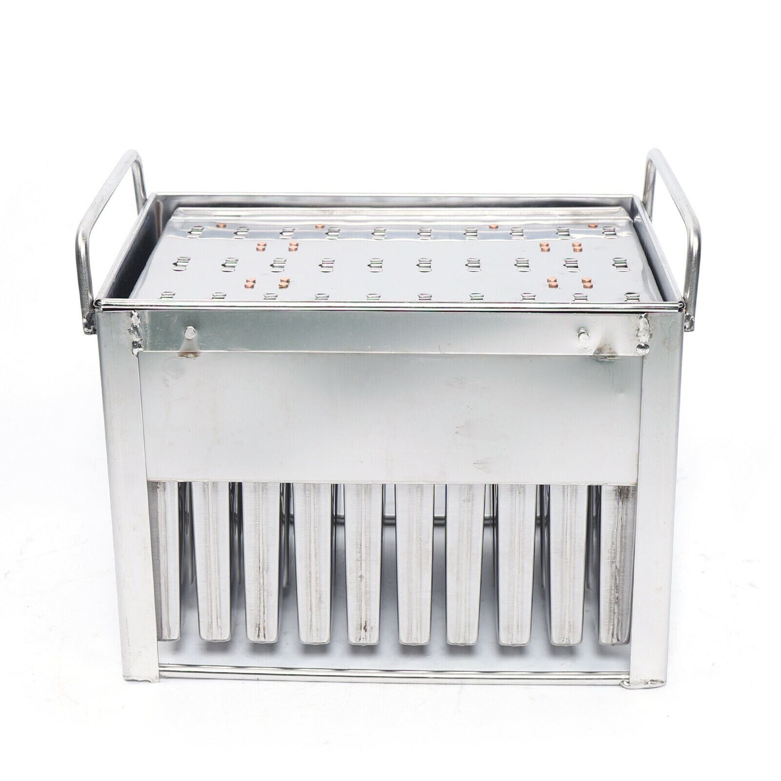 30pcs Stainless Steel Ice Cream Mold Reusable Candy Juice Popsicle Maker Mould - Fresh Stock Dated February 2026