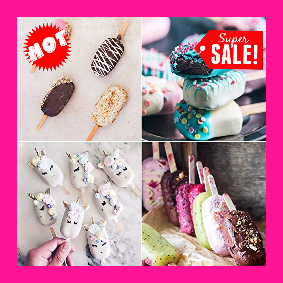 Moldes De Silicona Para Helados Paletas Ice Cream Molds Dulces Tortas Set-2 4Pcs - Fresh Stock Dated February 2026