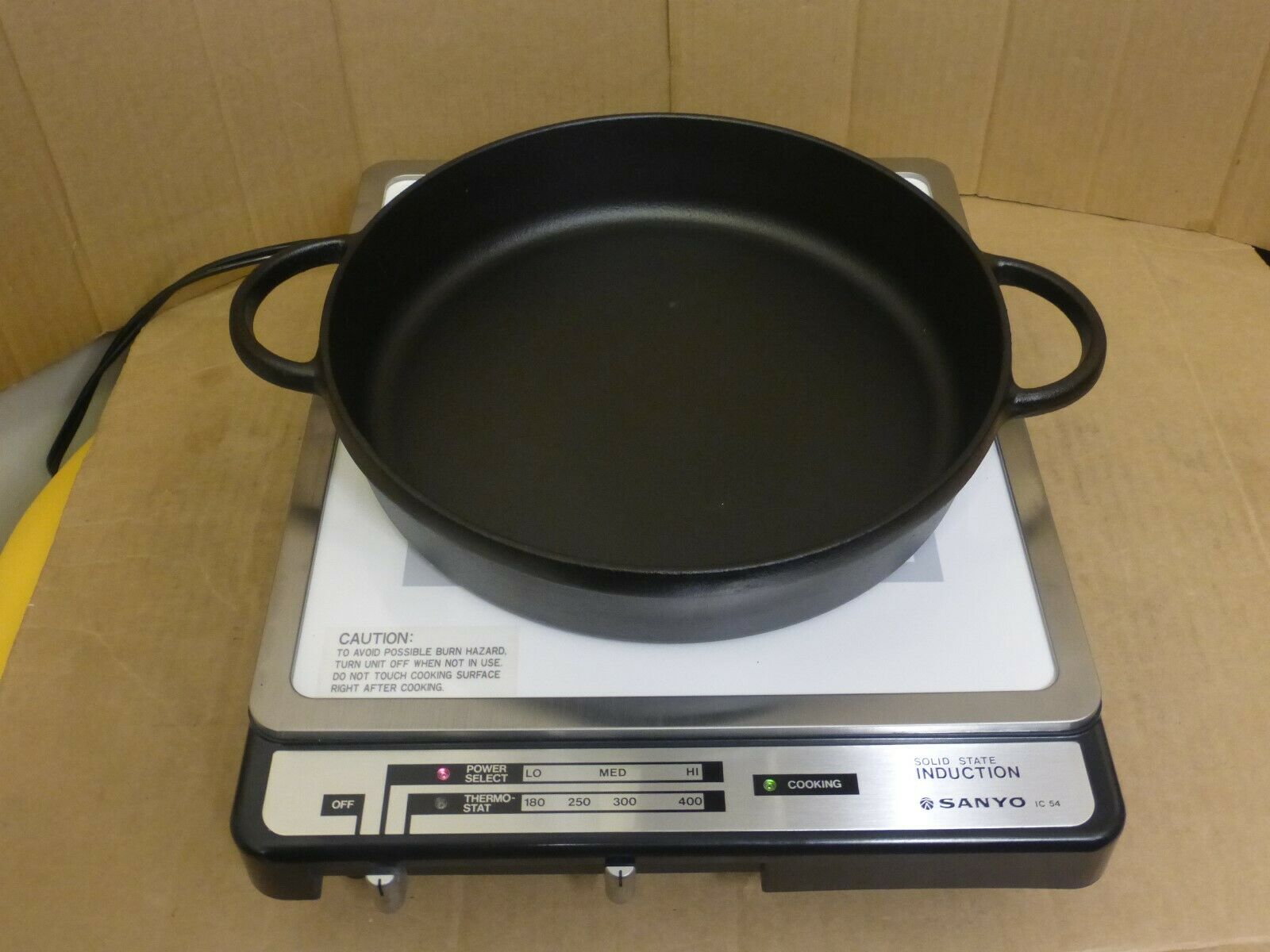 Sanyo Surf Cool Portable Induction Cooktop Vintage Very RARE - Fresh Stock Dated February 2026
