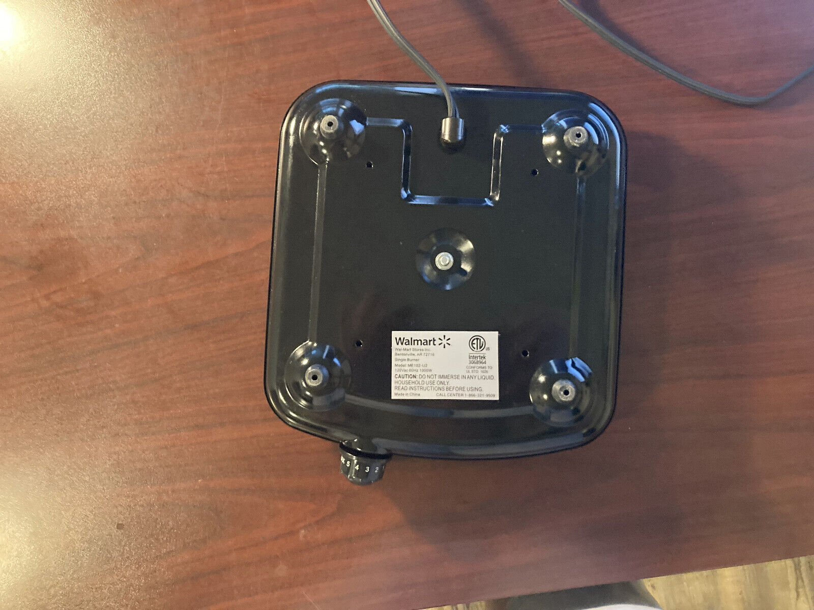 Electric Single Burner - Black - Fresh Stock Dated February 2026