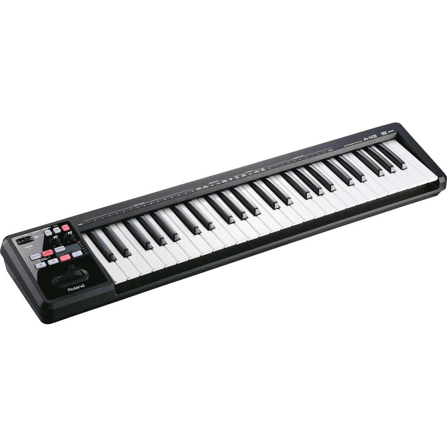 Roland A-49 49-Key USB MIDI Keyboard Controller, Black - Fresh Stock Dated December 2025