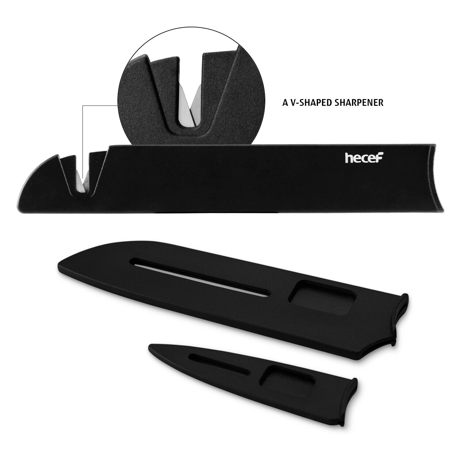8Pcs knife and Cutting Board Set Sharp for Home Picnic Camping Massage Design - Fresh Stock Dated February 2026