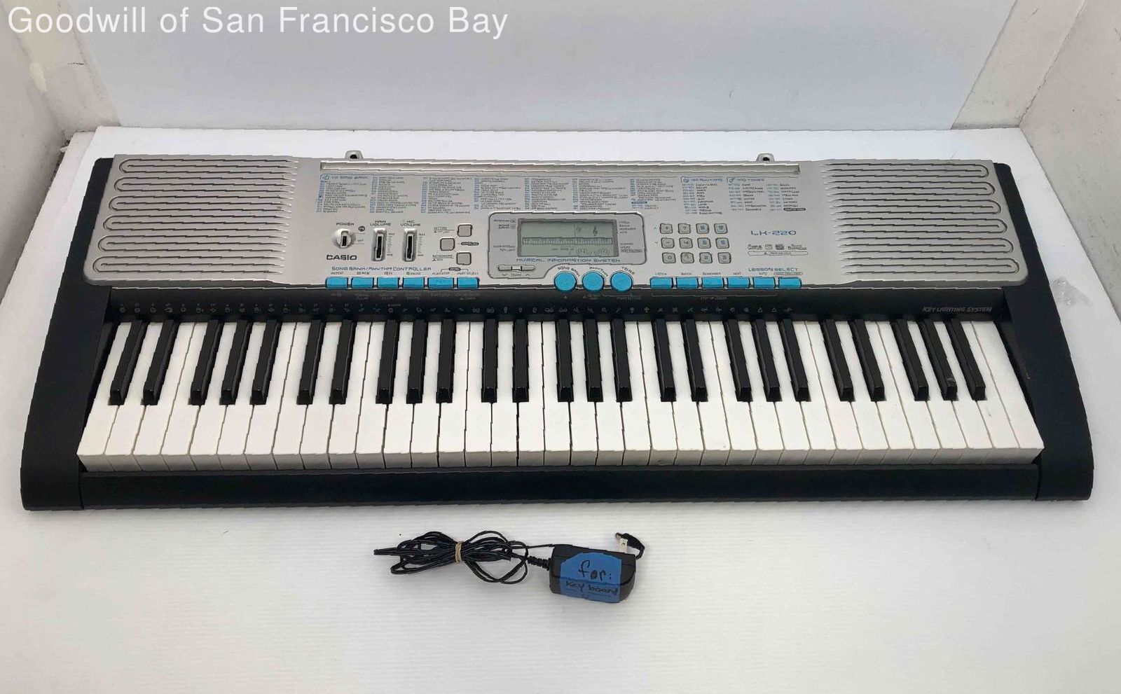 Casio LK-220 Electric Keyboard with Power Cord - Fresh Stock Dated December 2025