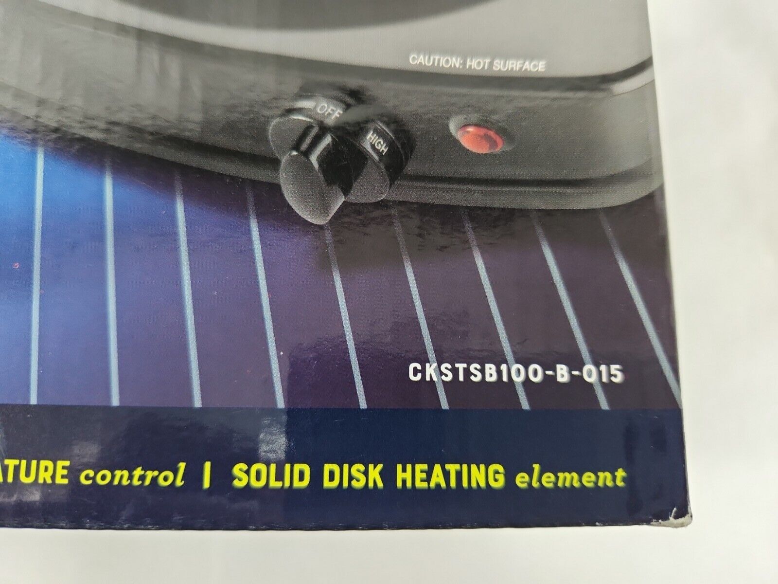 Oster, Single Burner, Table Stove, Black, Adjustable Tmp Model CKSTSB100-B - Fresh Stock Dated February 2026