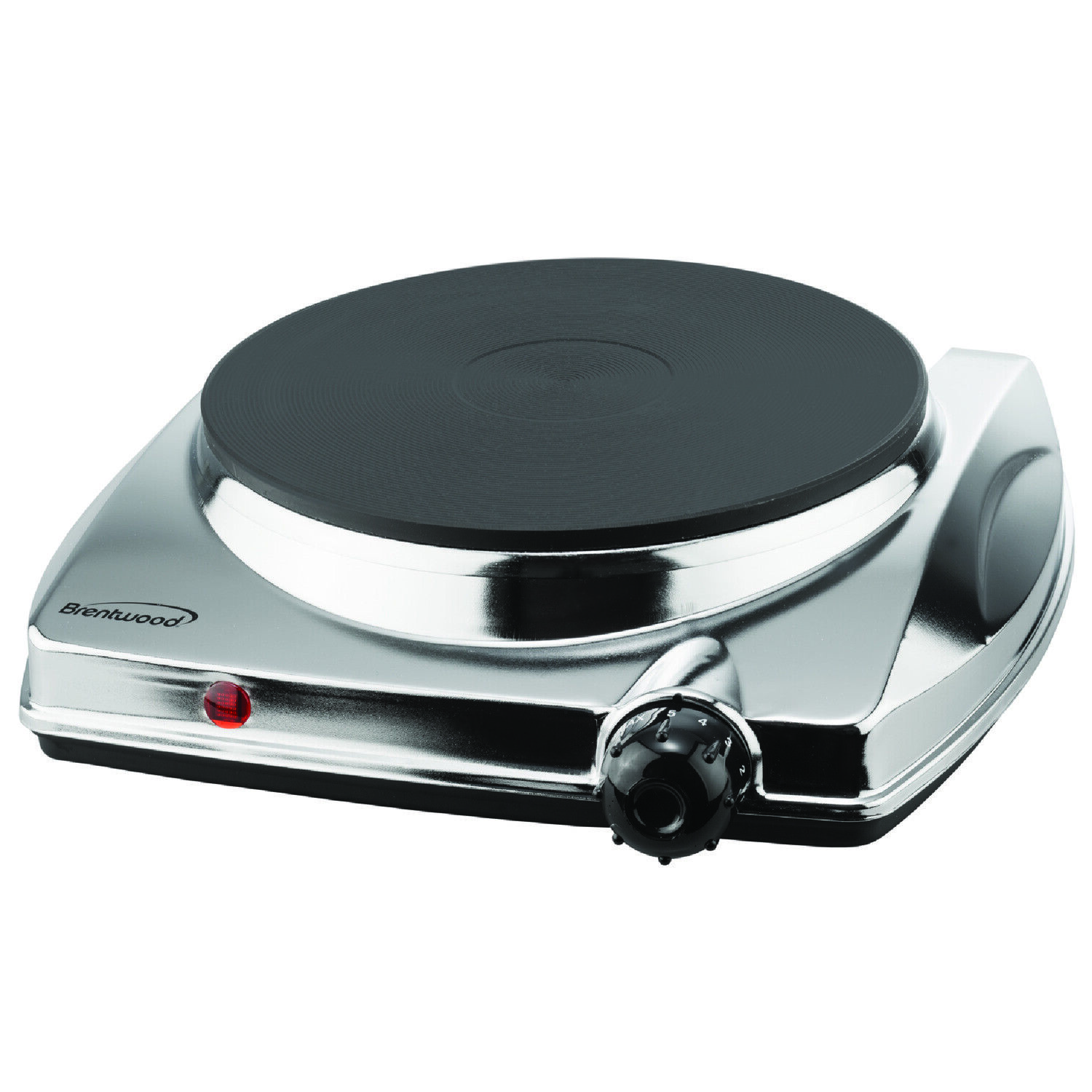 Brentwood TS-337 1,000-Watt Electric Single-Burner Electric Hot Plate - Fresh Stock Dated February 2026