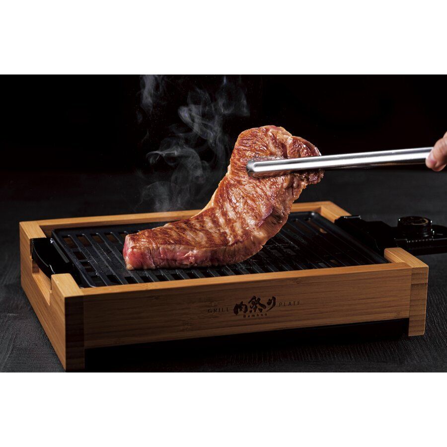 APIX Grill Hot Plate Roaster AGP-242(BB) Yakiniku AC100V Bamboo Japan DHL NEW - Fresh Stock Dated February 2026